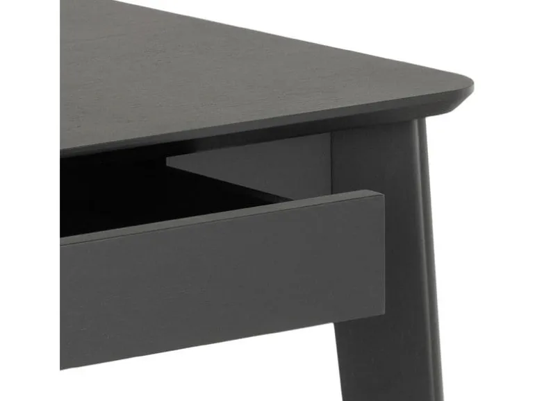 AC Design Tisch Roxby, Eiche, Schwarz