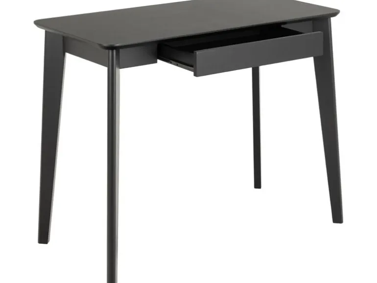 AC Design Tisch Roxby, Eiche, Schwarz