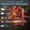 ADE Digitales Braten- und Ofenthermometer Schwarz