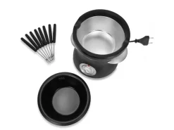 ADE Schokoladenfondue-Set KG2352 10 Teile, Schwarz