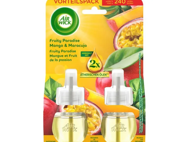 Air Wick Duftstecker Nachfüller DUO Mango & Limette, 2x 19 ml