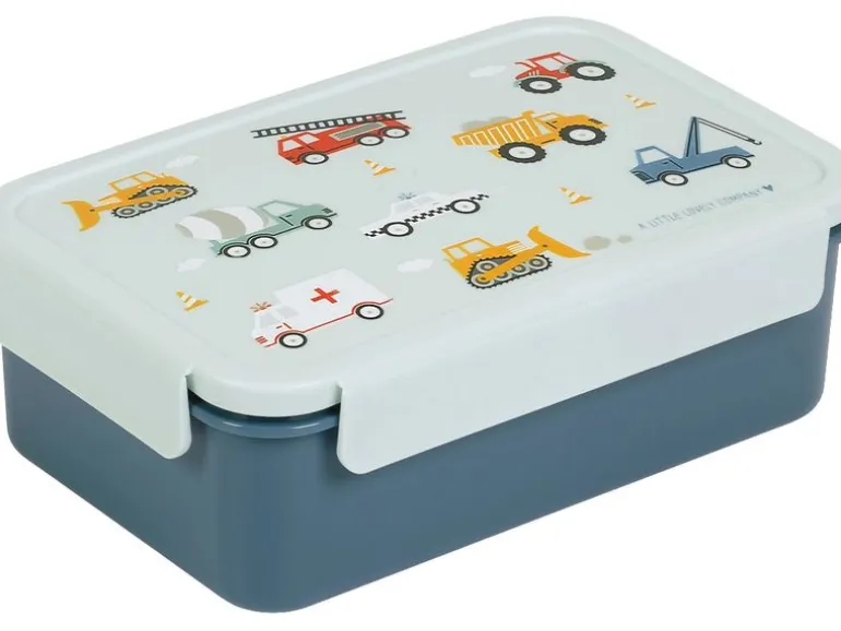 A Little Lovely Company Lunchbox Fahrzeuge Mehrfarbig