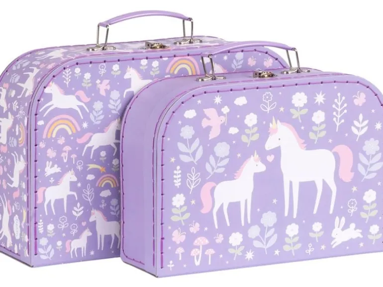 A Little Lovely Company Spielzeugkoffer Einhorn