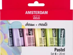 Amsterdam Acrylfarbe Set Pastel 6 Tuben à 20 ml