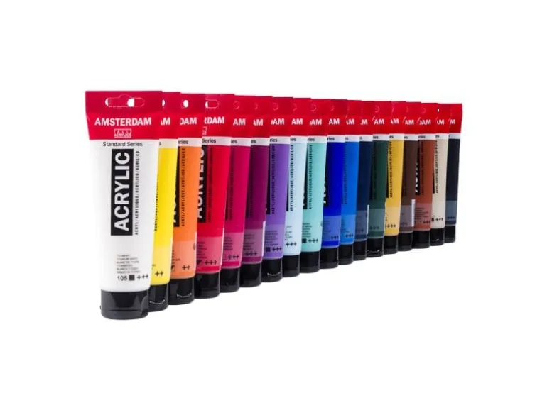 Amsterdam Acrylfarbe Standard Serie Set 18 x 120 ml