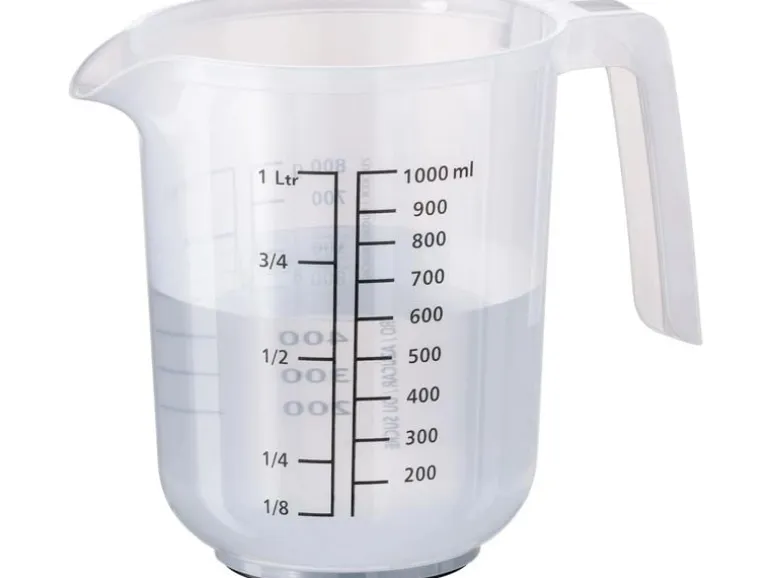APS Rührbecher mit Deckel MIXUP 1 l, Transparent