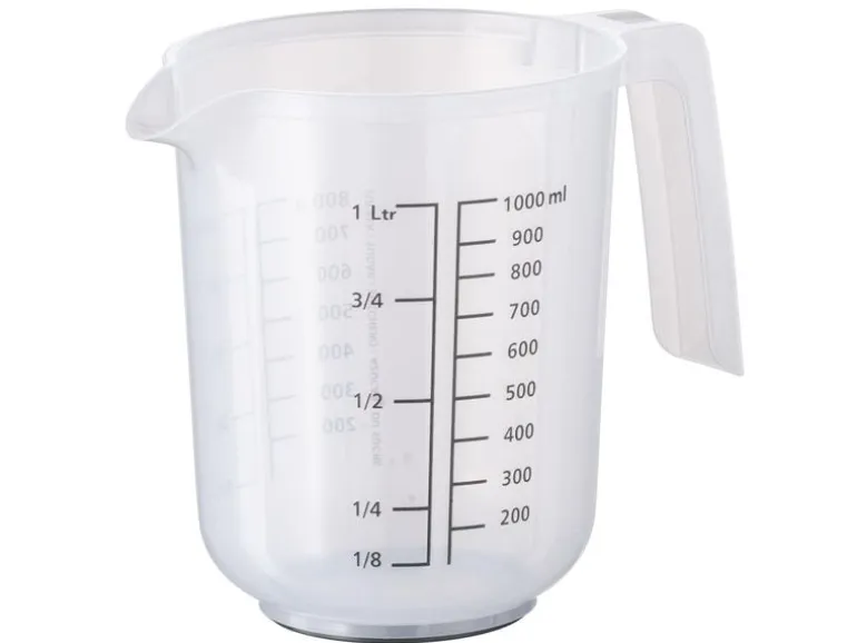 APS Rührbecher mit Deckel MIXUP 1 l, Transparent