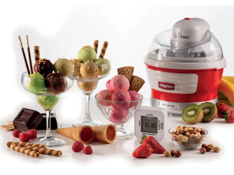 Ariete Glacemaschine Party Time ARI-643-RD 1.5 l, Rot/Weiss