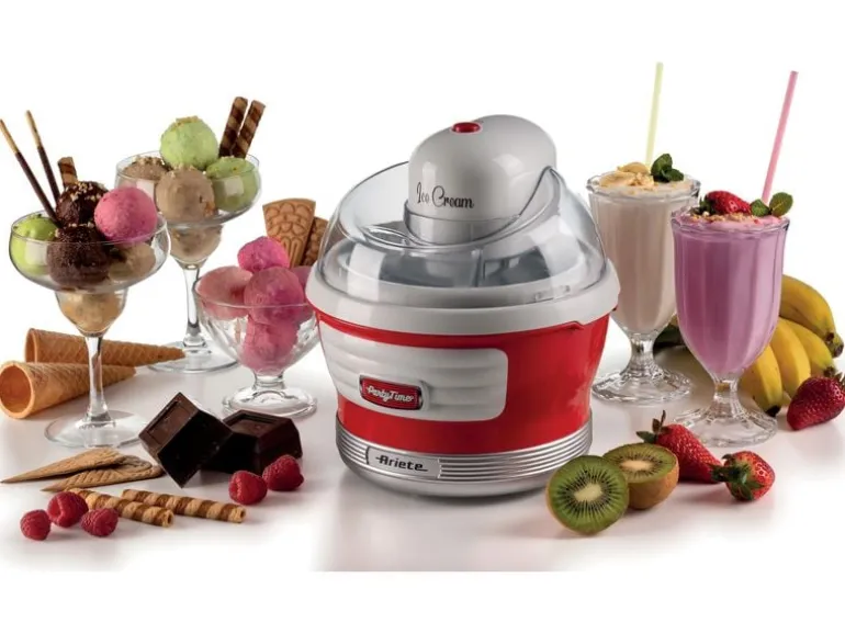 Ariete Glacemaschine Party Time ARI-643-RD 1.5 l, Rot/Weiss