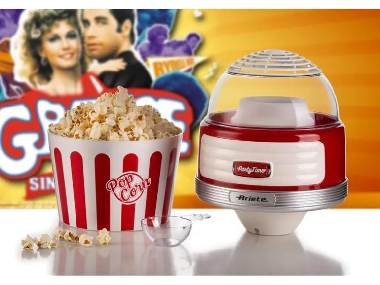 Ariete Popcorn Maschine Party Time ARI-2957-RD Rot/Weiss