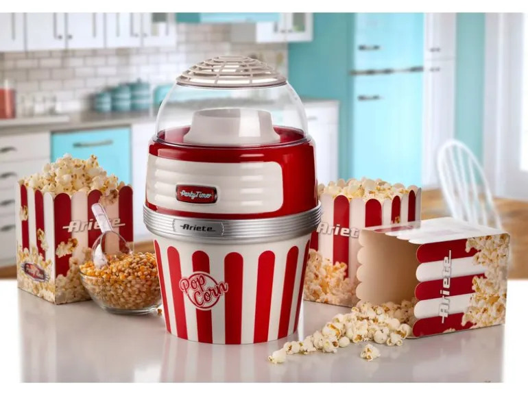 Ariete Popcorn Maschine Party Time ARI-2957-RD Rot/Weiss
