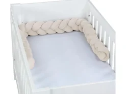 babybay Nestschlange geflochten Crème 200 cm