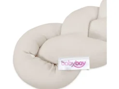 babybay Nestschlange geflochten Crème 200 cm