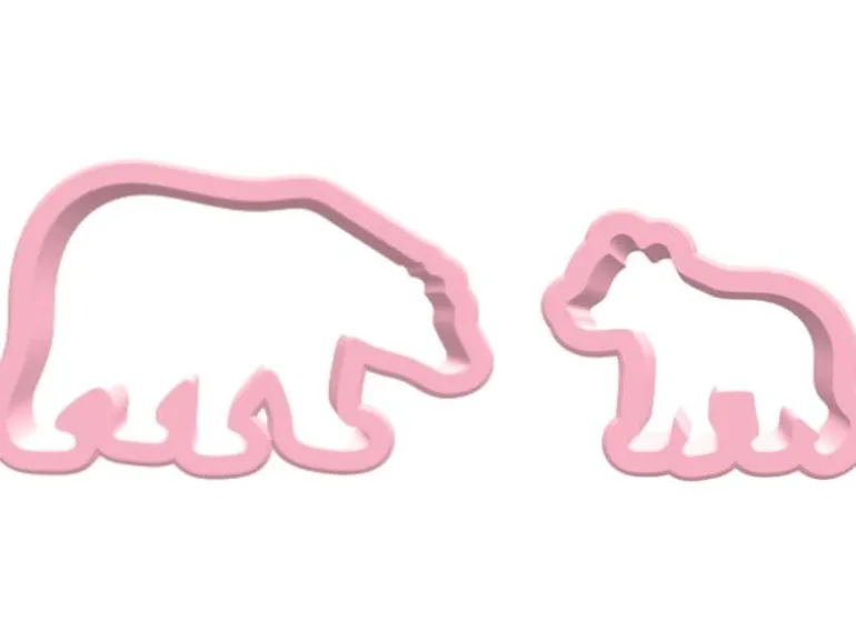 BackshopSchweiz Ausstechformen Set – Eisbär und Baby