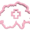 BackshopSchweiz Guetzli-Ausstecher-Set Schweiz & Kreuz Rosé 10.2 cm