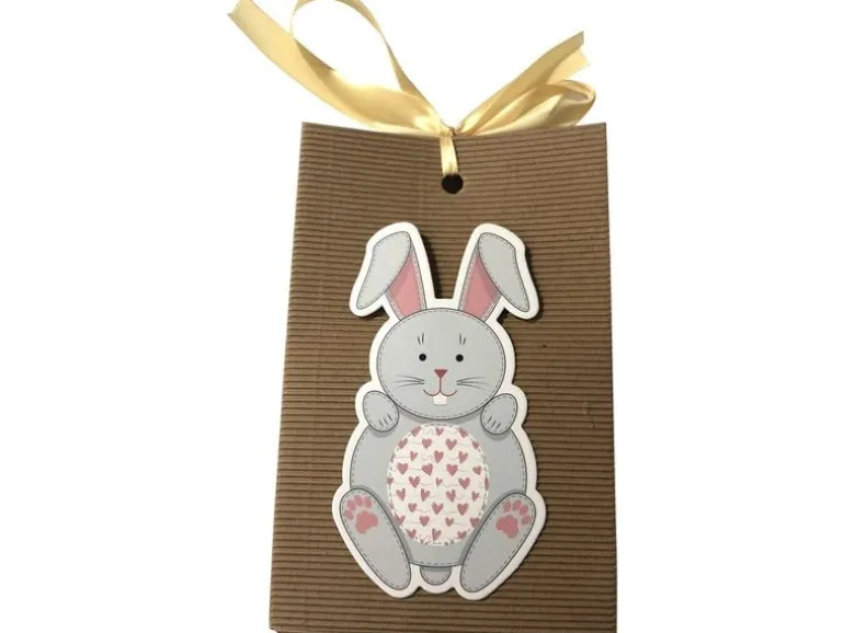 BackshopSchweiz Papiertüte Ostern, Dunkelbraun