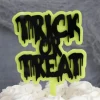 BackshopSchweiz Tortentopper Trick or Treat 1 Stück, Gelb
