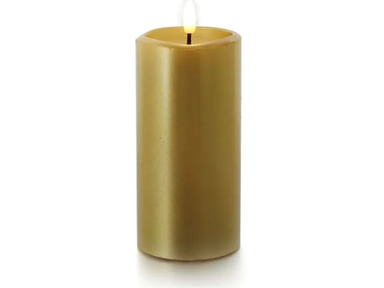 balthasar LED Kerze Novita gross Gold