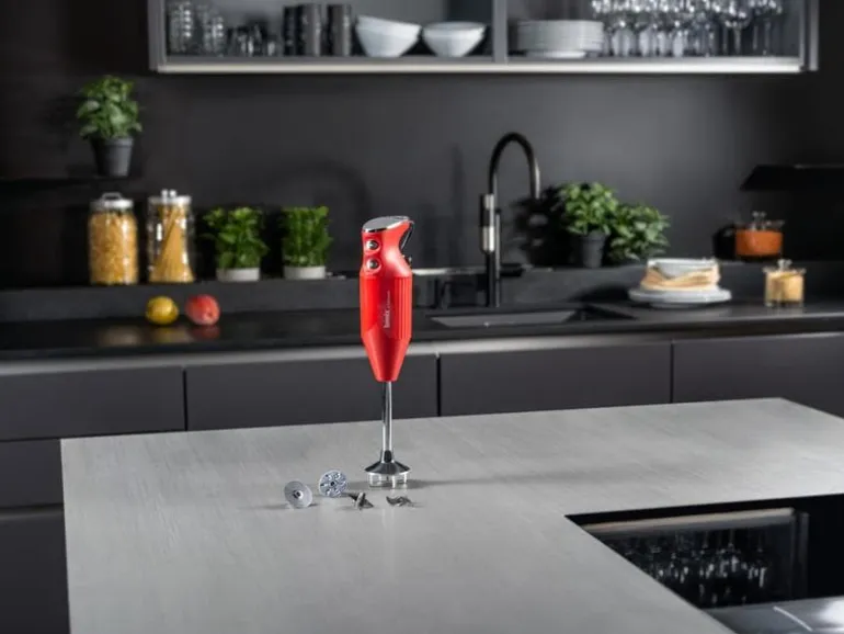 Bamix Stabmixer M350 Maxx Chrom/Rot