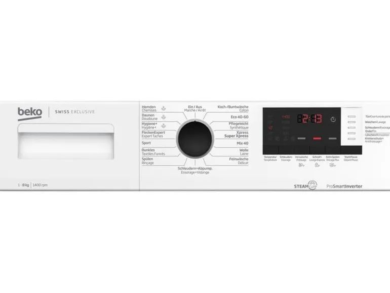 Beko Waschmaschine WM215 Links