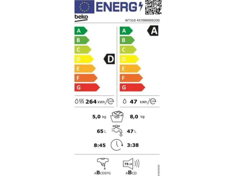 Beko Waschtrockner WT310 Links