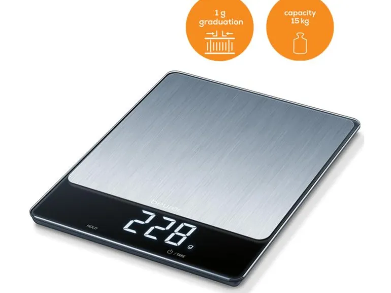 Beurer Küchenwaage KS34 XL Silber