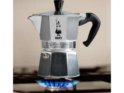 Bialetti Espressokocher Moka Express 3 Tassen, Silber