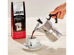 Bialetti Espressokocher Moka Express 6 Tassen, Silber