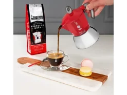 Bialetti Espressokocher New Moka Induktion 4 Tassen, Rot