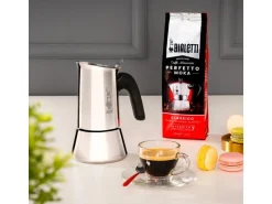 Bialetti Espressokocher Venus 6 Tassen, Silber