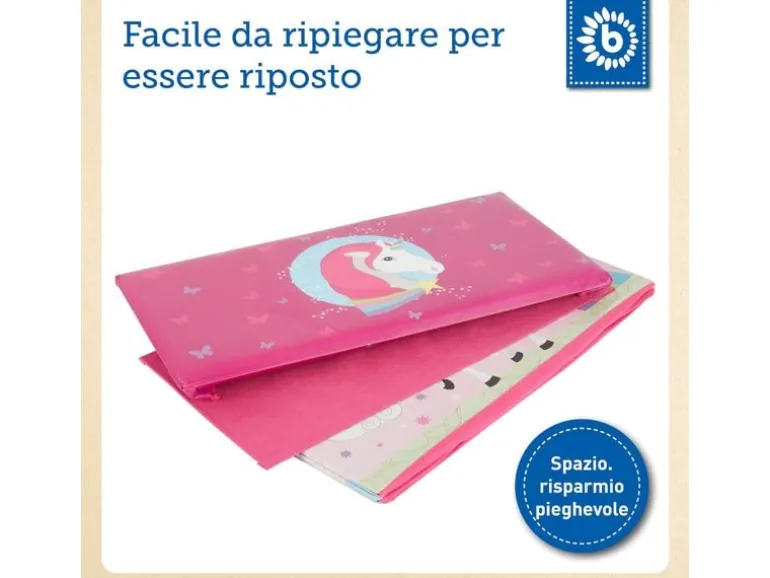 bieco 2in1 Aufbewahrungsbox und Bank Einhorn