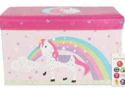 bieco 2in1 Aufbewahrungsbox und Bank Einhorn