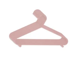 bieco Kinderkleiderbügel 8 Stk. Altrosa