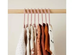 bieco Kinderkleiderbügel 8 Stk. Altrosa