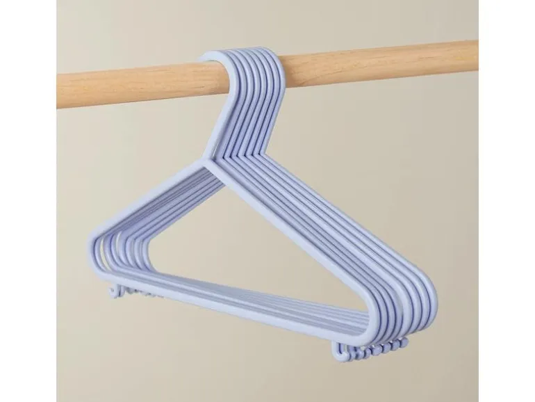 bieco Kleiderbügel 8er Set Violett