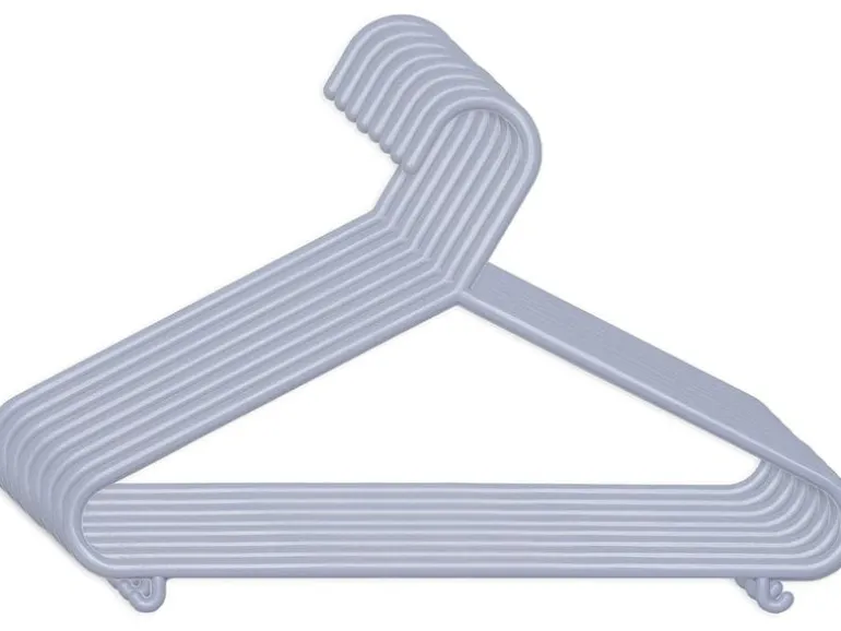 bieco Kleiderbügel 8er Set Violett
