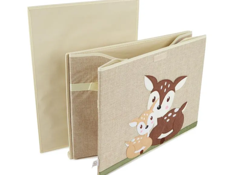 bieco Spielzeugbox Rehe liegend 36 x 36 x 51 cm