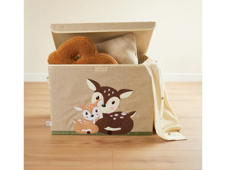 bieco Spielzeugbox Rehe liegend 36 x 36 x 51 cm