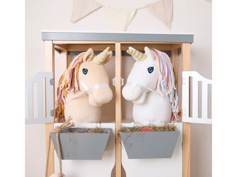 bieco Steckentier Einhorn Aurora Mehrfarbig/Beige