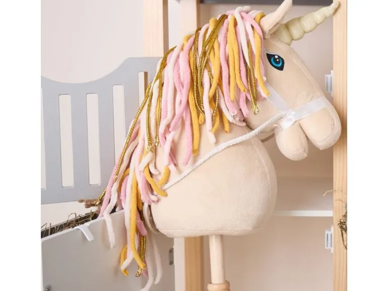 bieco Steckentier Einhorn Aurora Mehrfarbig/Beige