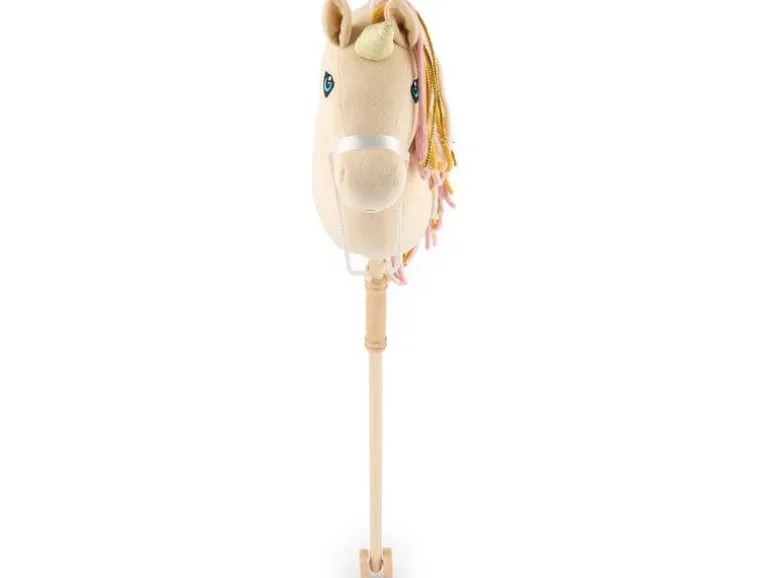 bieco Steckentier Einhorn Aurora Mehrfarbig/Beige