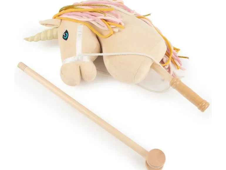 bieco Steckentier Einhorn Aurora Mehrfarbig/Beige