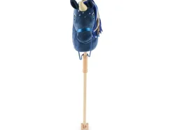 bieco Steckentier Einhorn Luna Blau/Gold/Dunkelblau