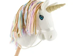 bieco Steckentier Einhorn Rainbow Mehrfarbig/Gold/Weiss