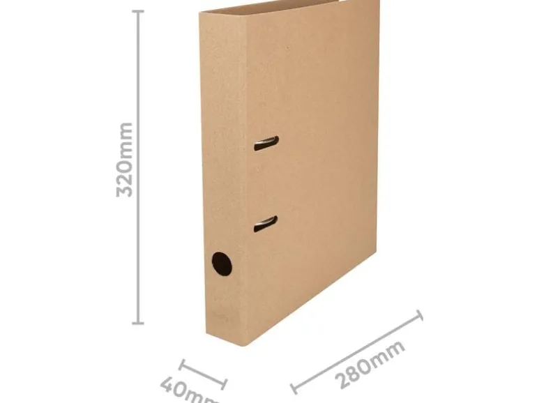 Biella Ordner Minimal Design A4 4 cm, Braun