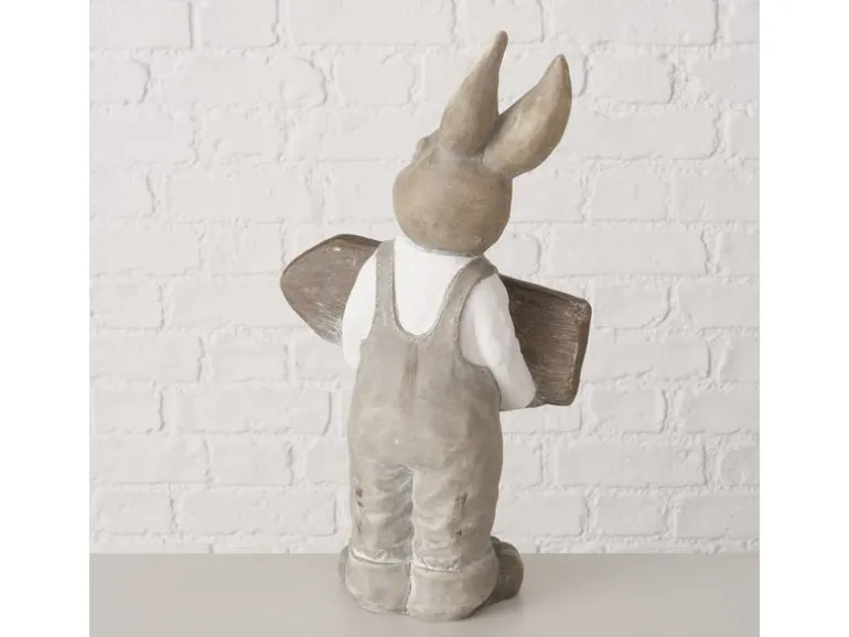Boltze Aufsteller Terje Braun, Weiss, 48 cm