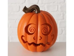 Boltze Halloweenfigur Kürbis Sponky 15 cm
