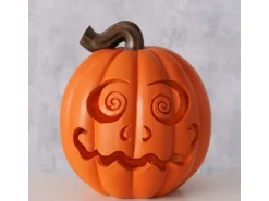 Boltze Halloweenfigur Kürbis Sponky 15 cm
