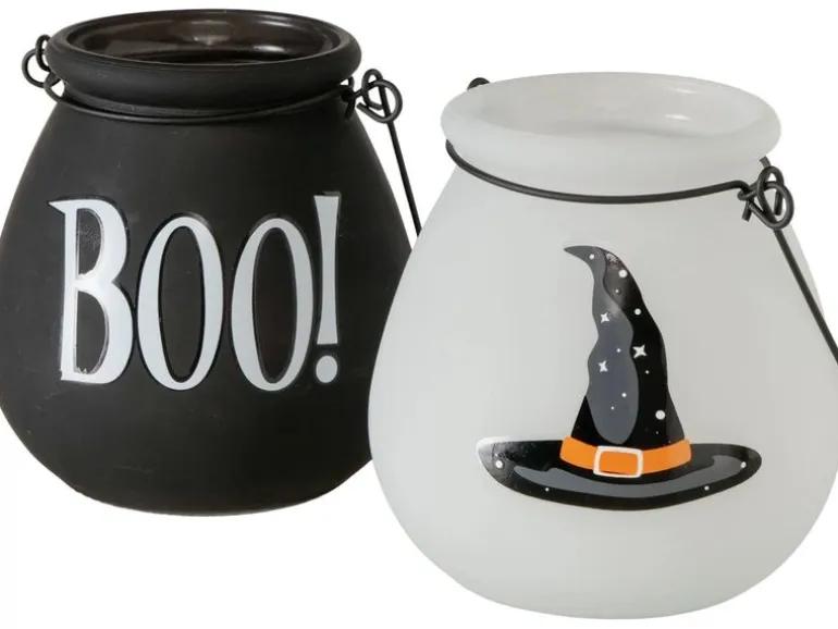 Boltze Windlicht Spooky 1 Stück, assortiert