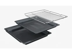 Bosch Einbaubackofen HBG7341B1 Schwarz A+